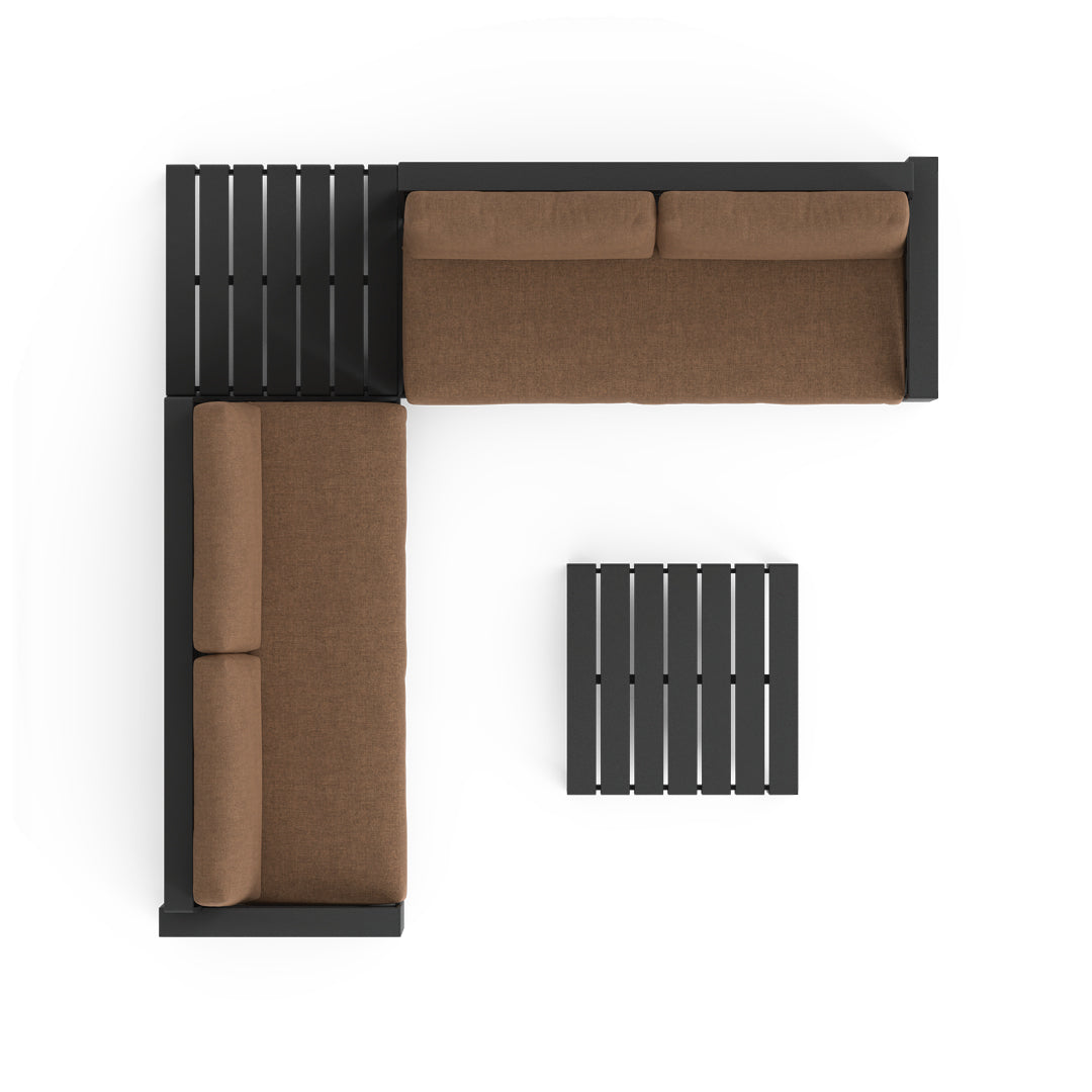 Ensemble de canapés d'angle modulaires FYRST 4 pièces - 1000 $ de rabais sur l'ensemble + 10 % de rabais sur les housses avec l'ensemble