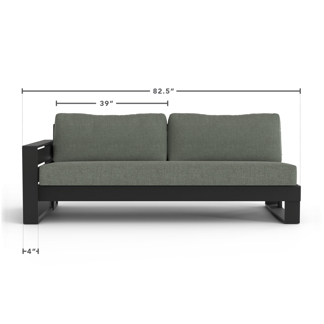 Canapé modulaire FYRST avec accoudoir gauche