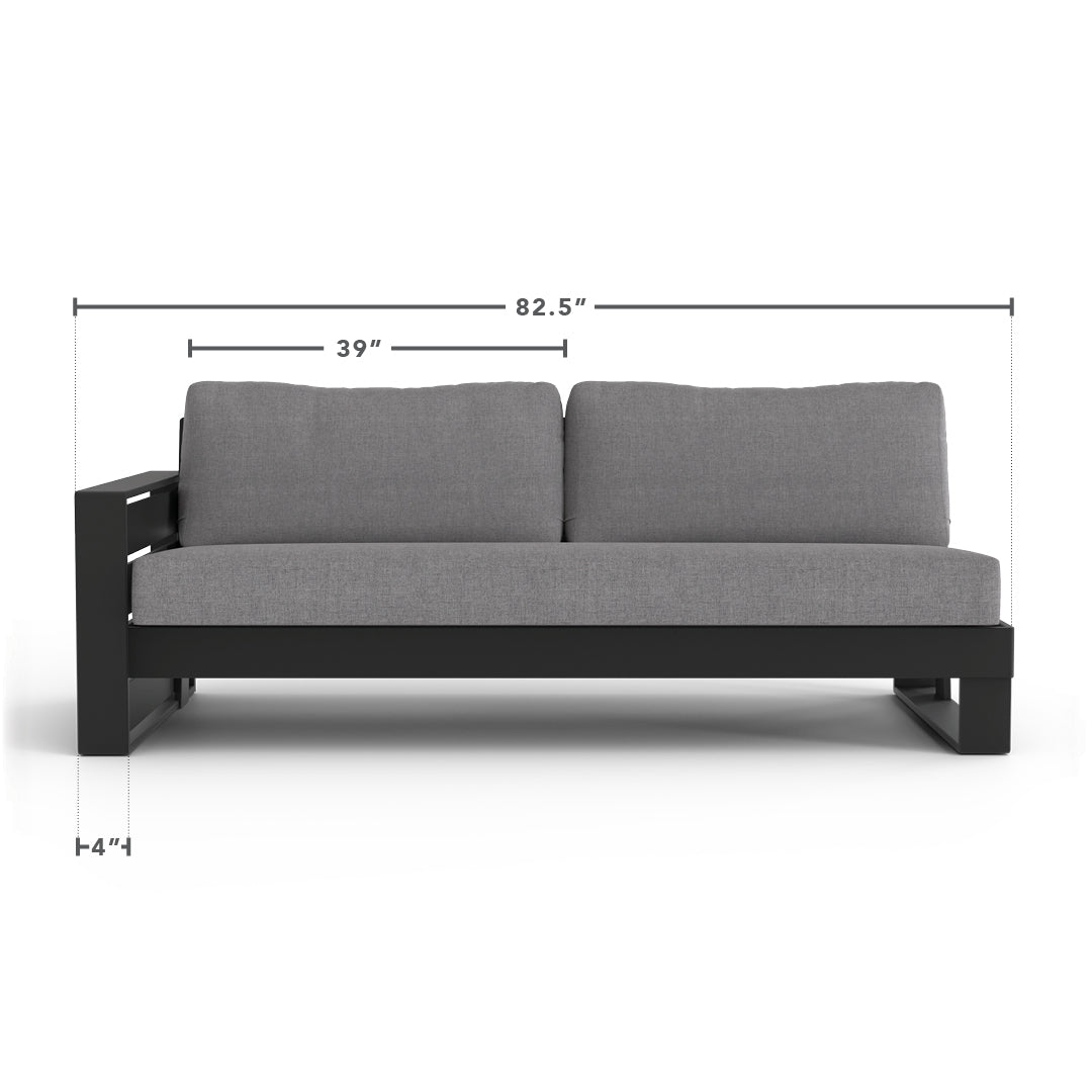 Canapé modulaire FYRST avec accoudoir gauche