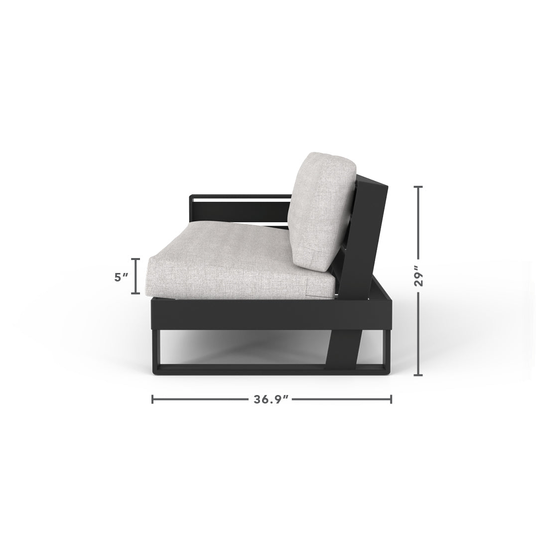 Canapé modulaire FYRST avec accoudoir gauche