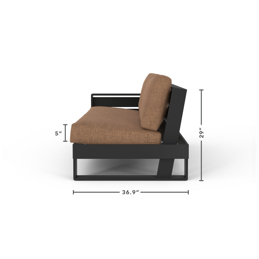 Canapé modulaire FYRST avec accoudoir gauche