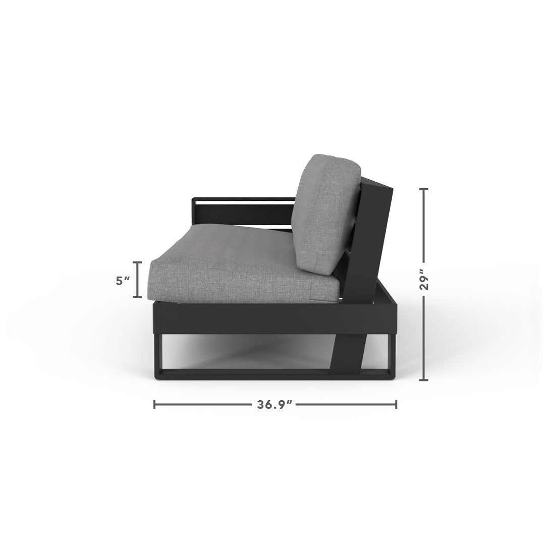 Canapé modulaire FYRST avec accoudoir gauche