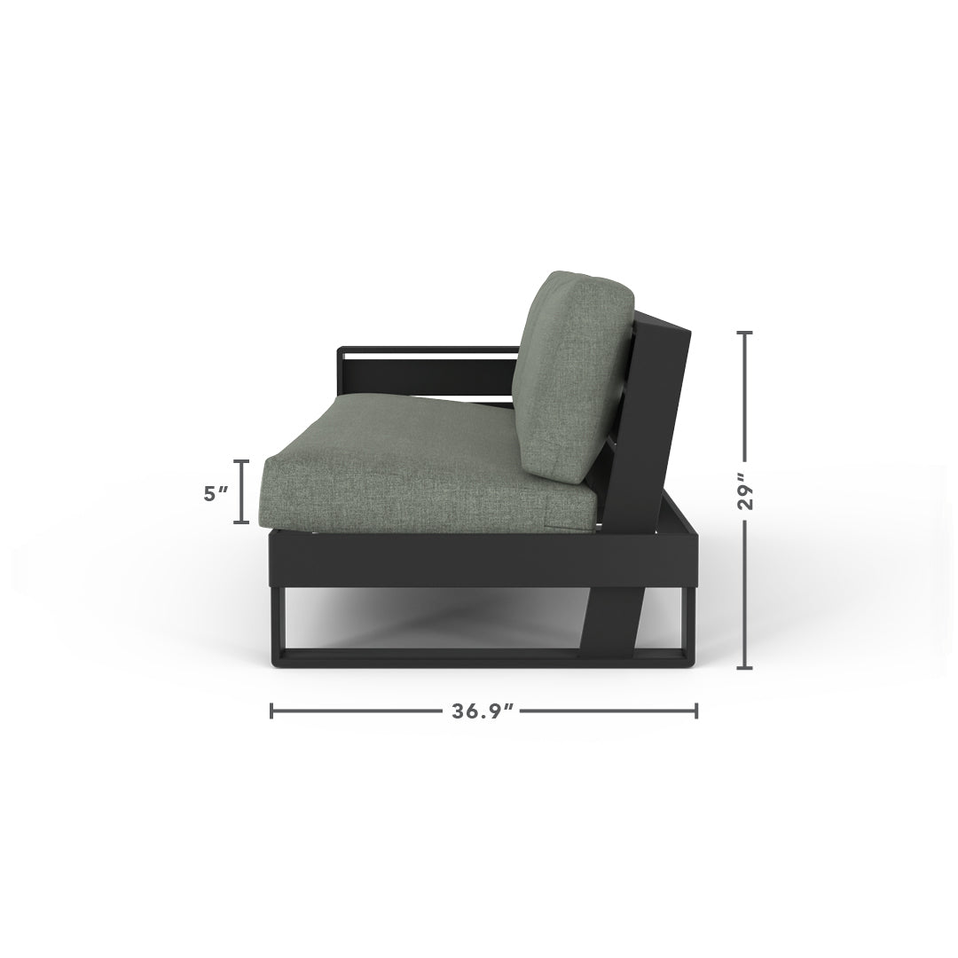 Canapé modulaire FYRST avec accoudoir gauche