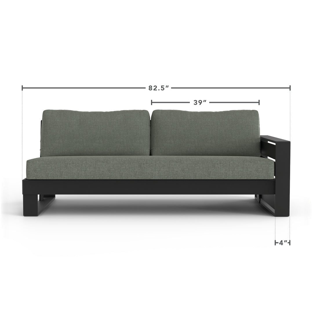 Canapé modulaire FYRST avec accoudoir droit