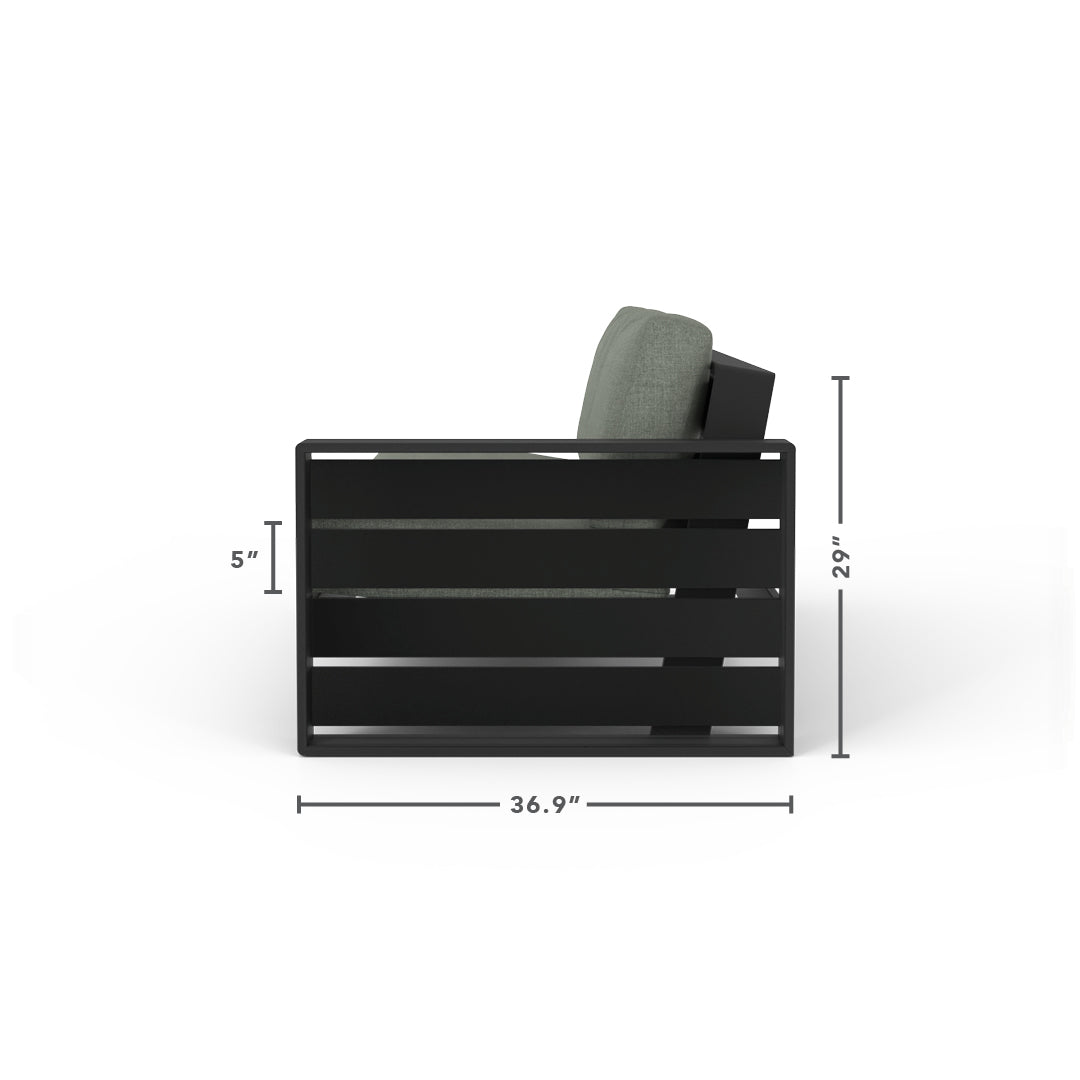 Canapé modulaire FYRST avec accoudoir droit
