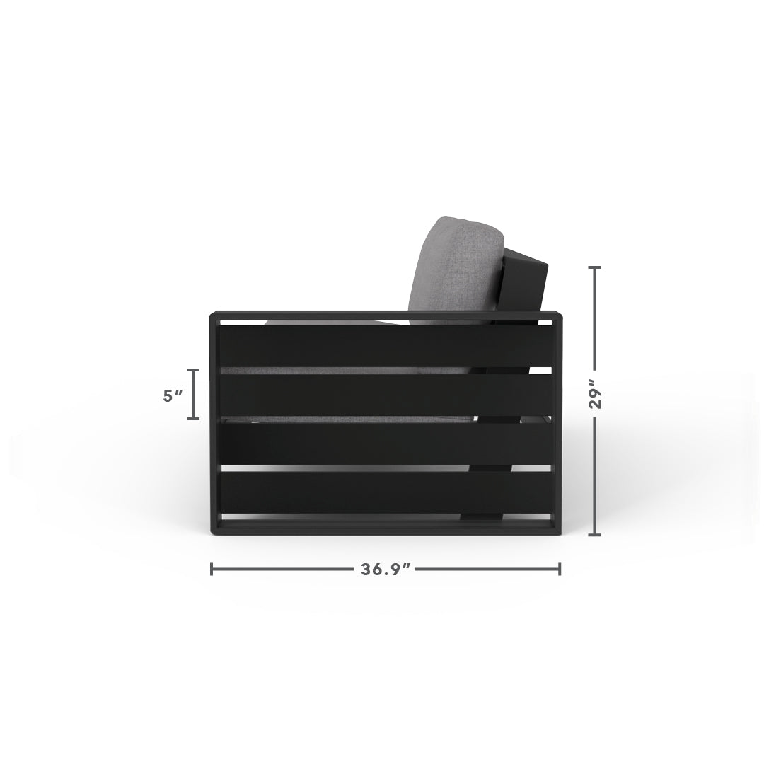 Canapé modulaire FYRST avec accoudoir droit