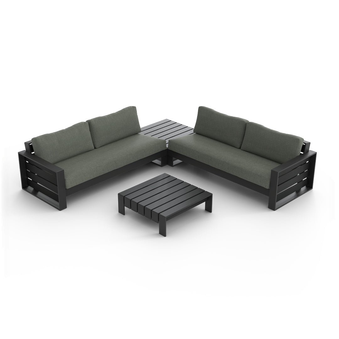 Ensemble de canapés d'angle modulaires FYRST 4 pièces - 1000 $ de rabais sur l'ensemble + 10 % de rabais sur les housses avec l'ensemble