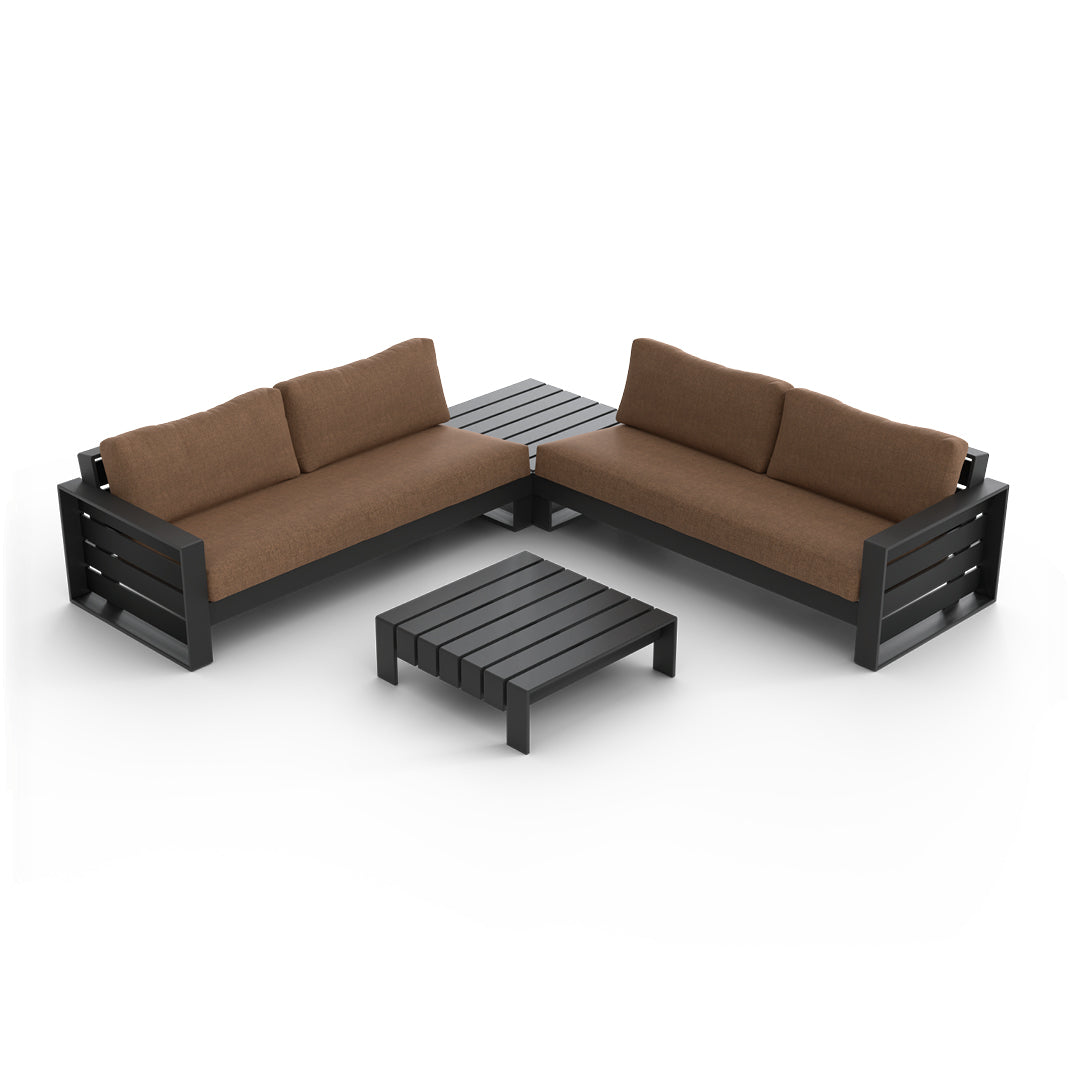 Ensemble de canapés d'angle modulaires FYRST 4 pièces - 1000 $ de rabais sur l'ensemble + 10 % de rabais sur les housses avec l'ensemble