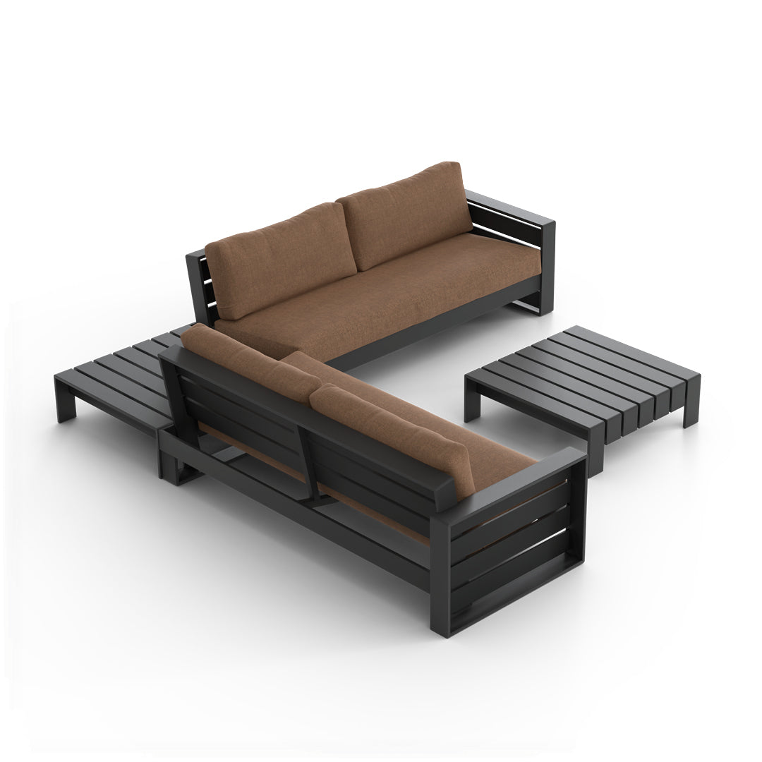 Ensemble de canapés d'angle modulaires FYRST 4 pièces - 1000 $ de rabais sur l'ensemble + 10 % de rabais sur les housses avec l'ensemble