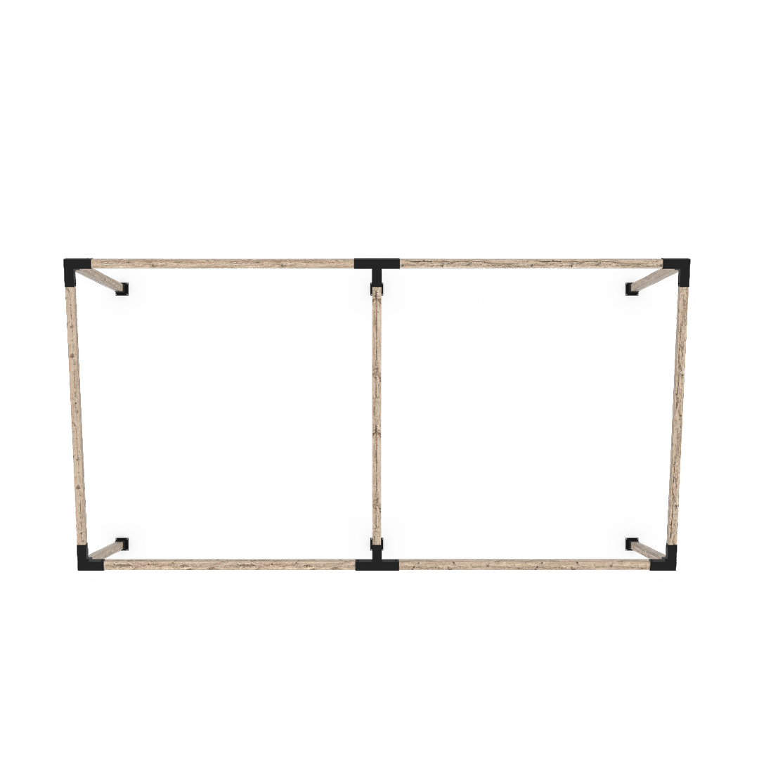 Kit de pergola d'angle de toutes tailles