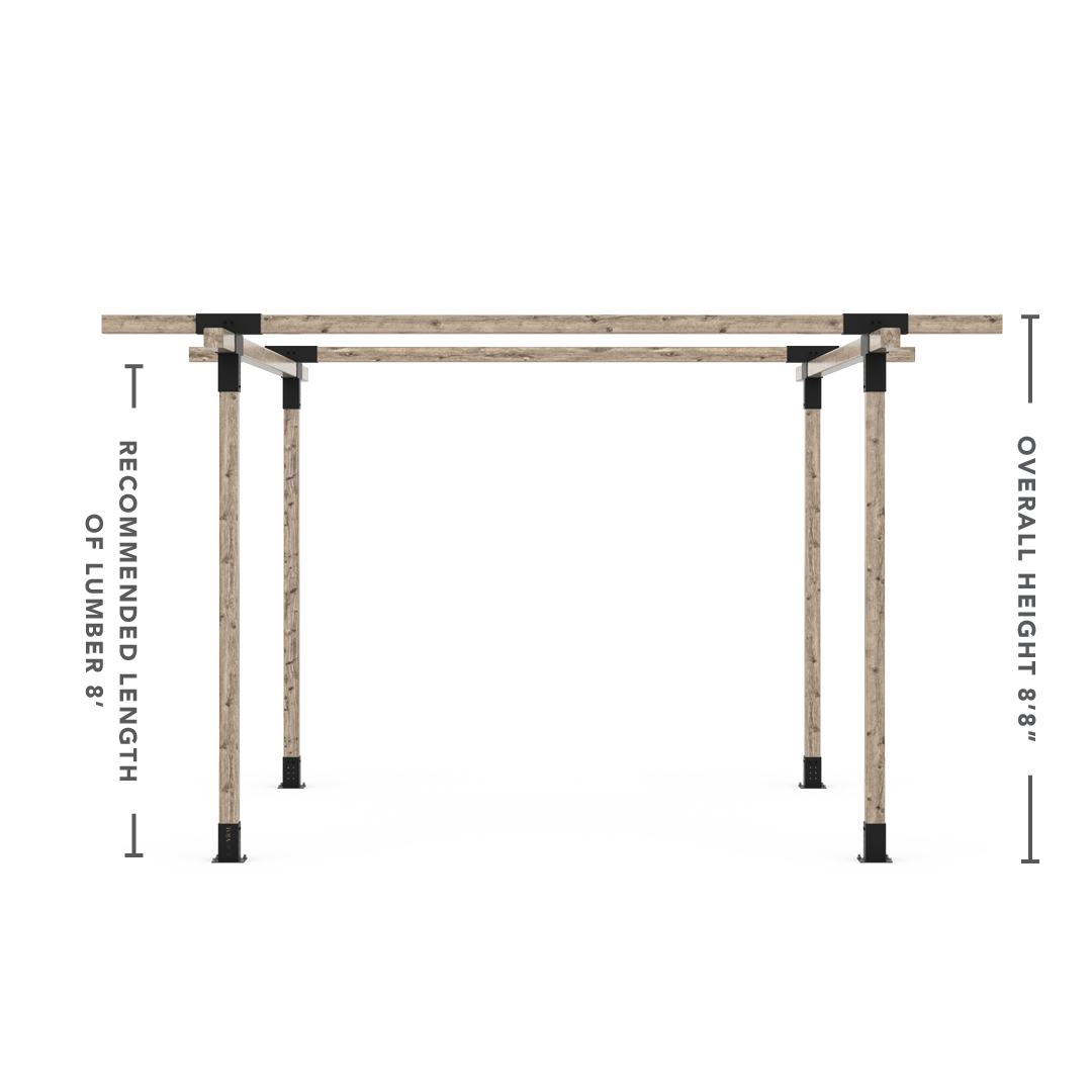 Any Size Stacked Pergola Kit