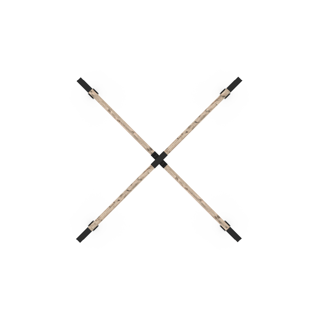 Kit de pergola à empilement croisé