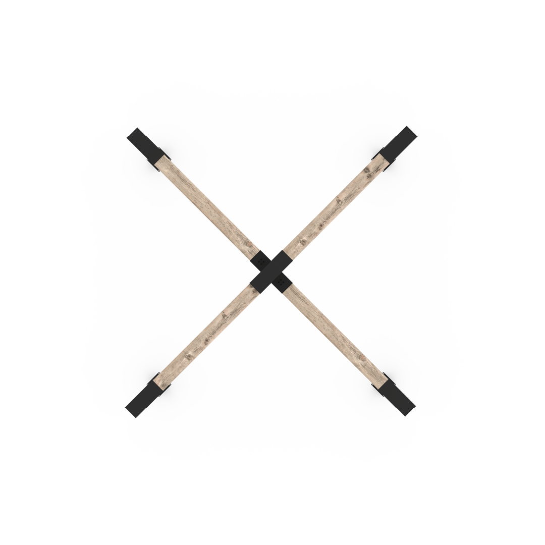 Kit de pergola à empilement croisé