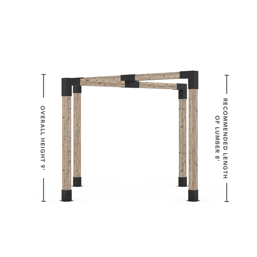 Kit de pergola à empilement croisé