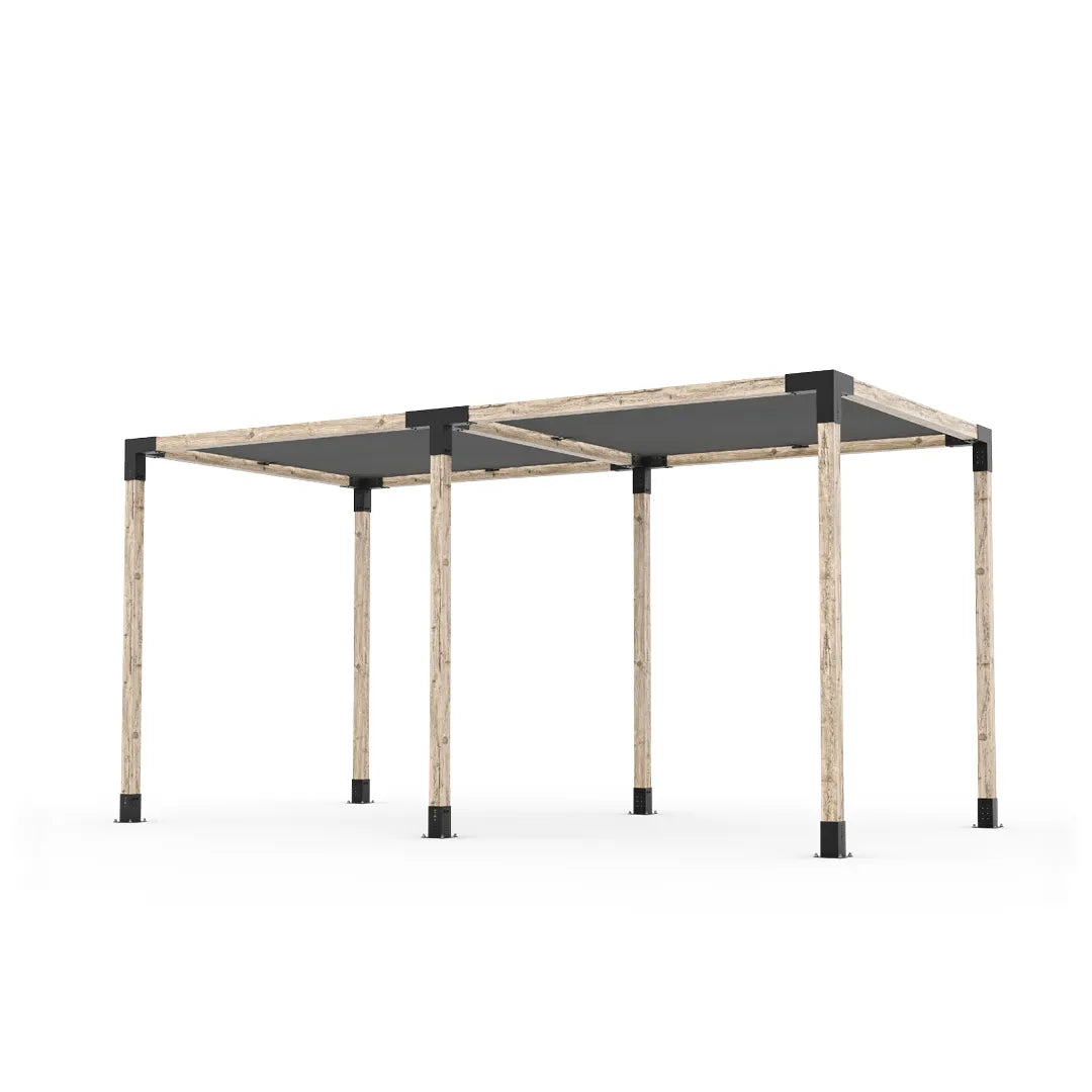 Double Pergola Kit with 2 Shade Sail