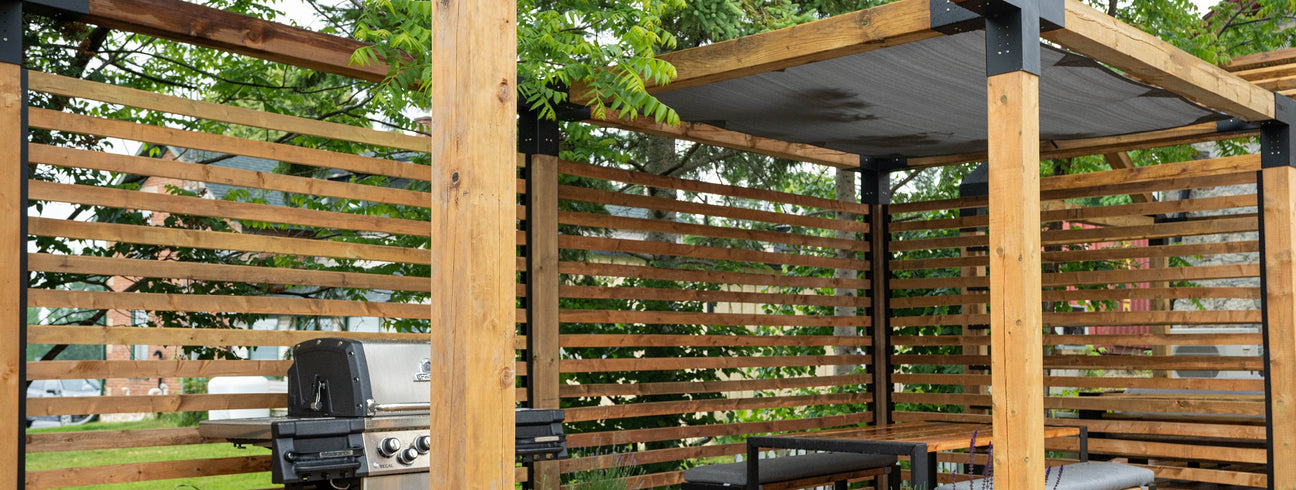 One Pergola. 2 Rooms.