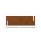 Transition en acier Corten | 1 paquet