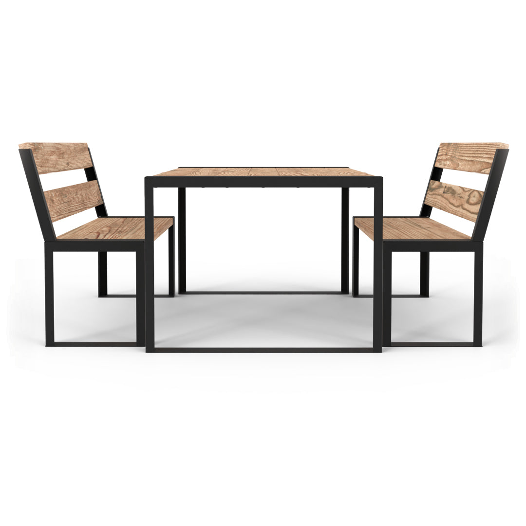 Modern Muskoka 3 Piece Outdoor Dining Set | Toja Grid – Toja Canada