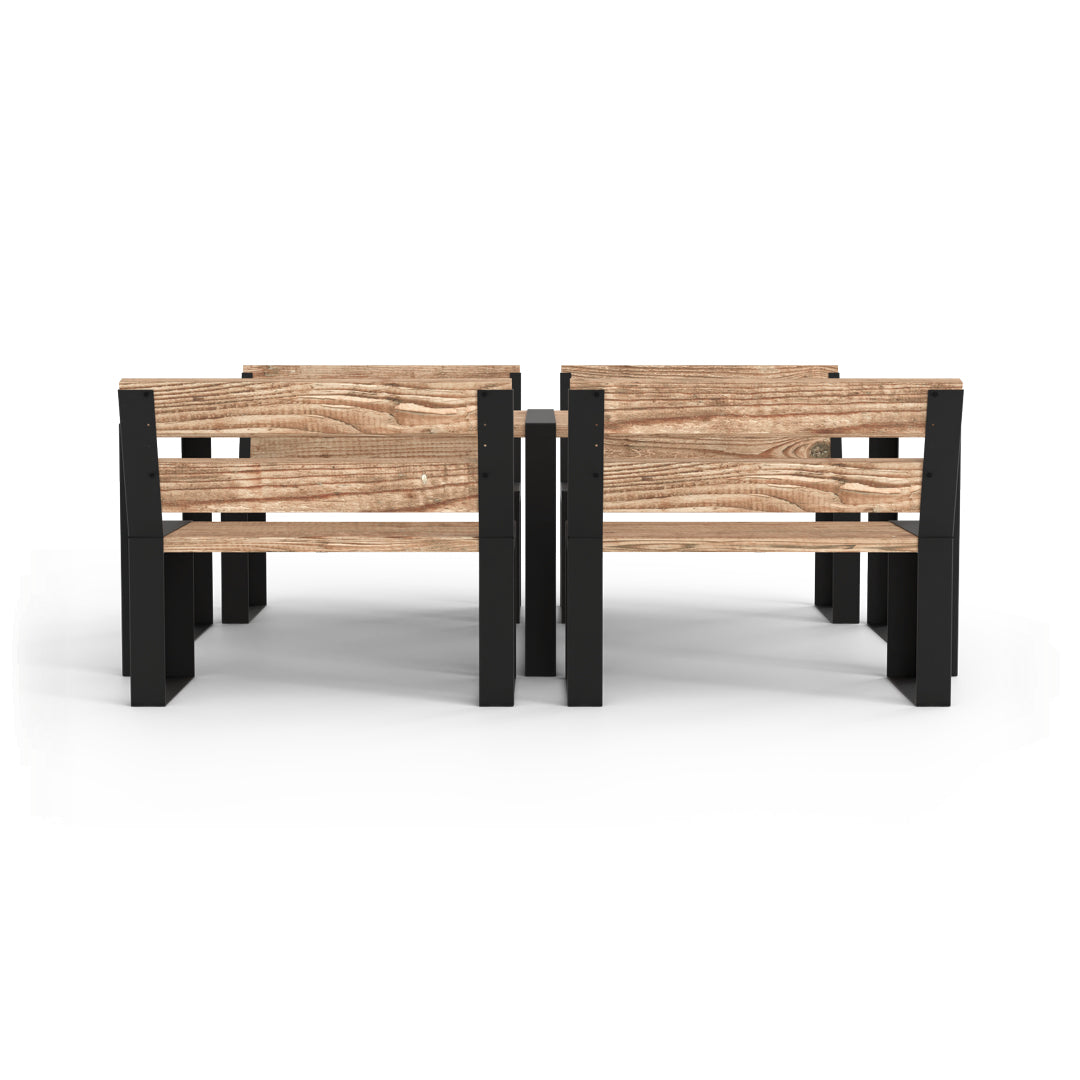 Modern Muskoka 5 Piece Outdoor Dining Set | Toja Grid – Toja Canada