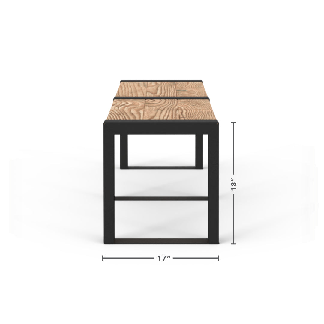 Ensemble de banc extensible moderne Muskoka