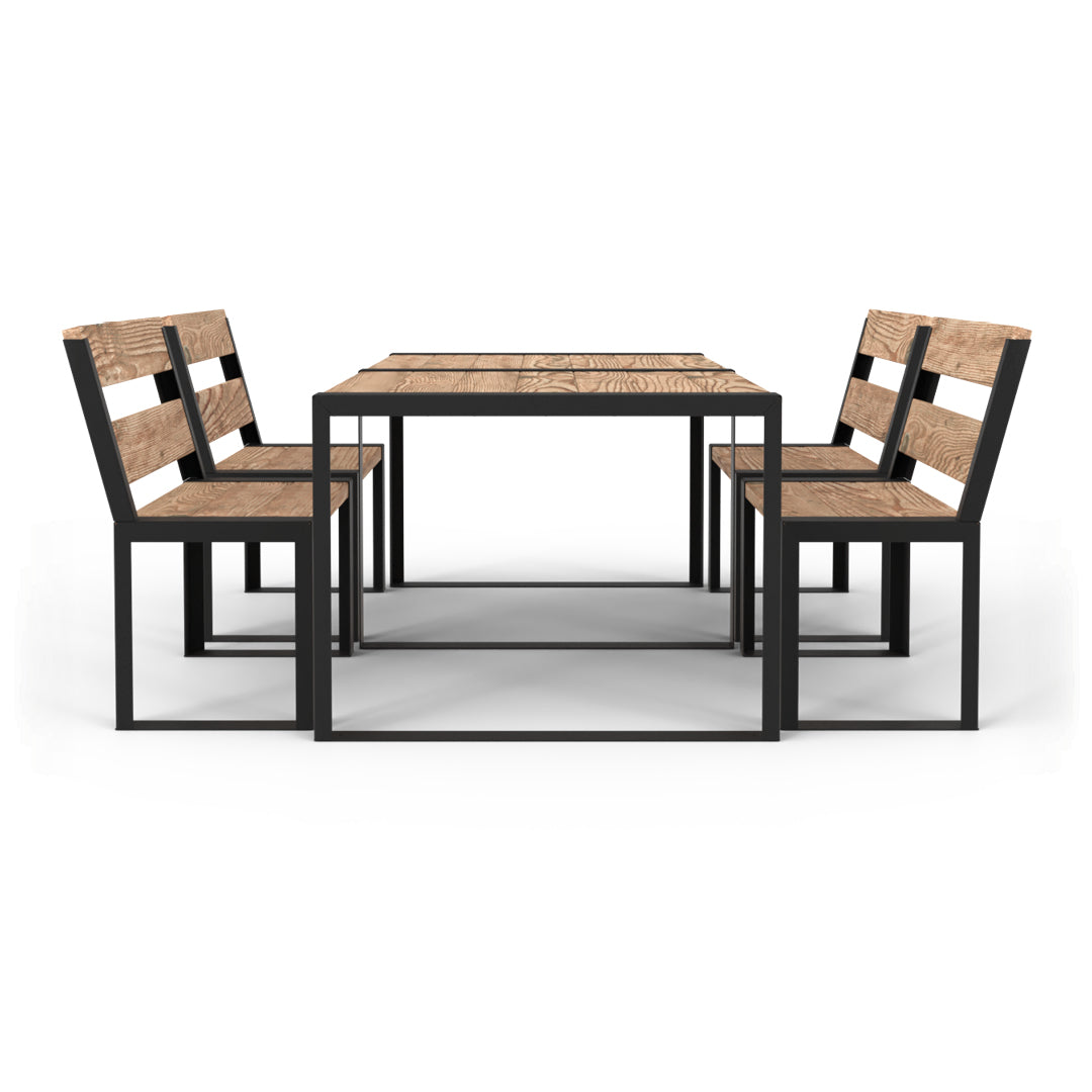 家具 mustering Modern Muskoka 5 Piece Outdoor Dining Set | Toja Grid – Toja Canada