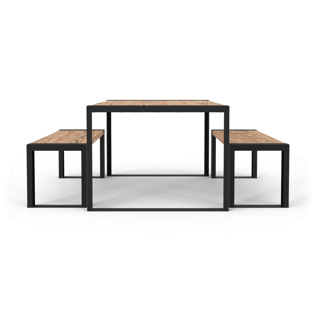 Modern Muskoka 3 Piece Outdoor Dining Set | Toja Grid – Toja Canada