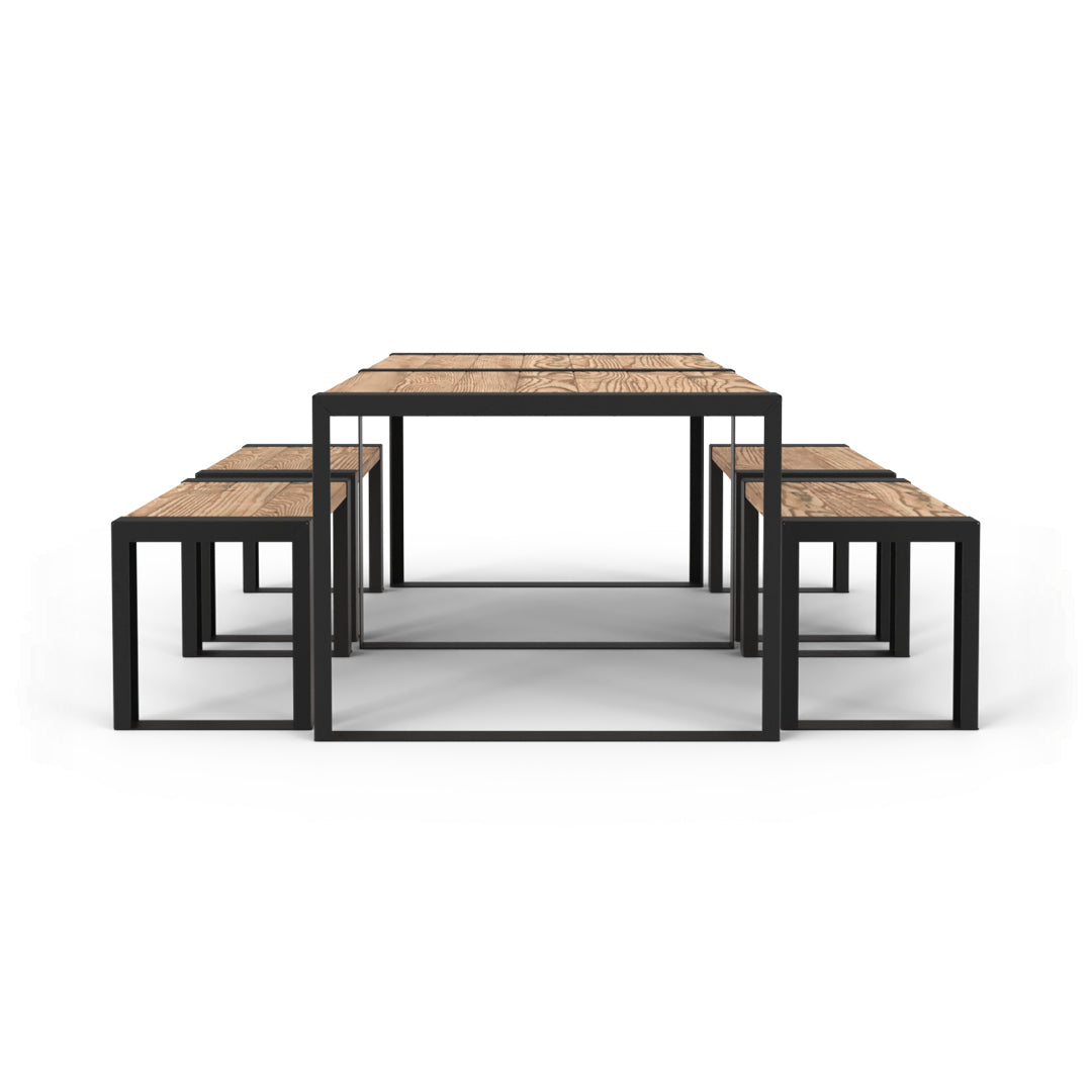 Modern Muskoka 5 Piece Outdoor Dining Set | Toja Grid – Toja Canada