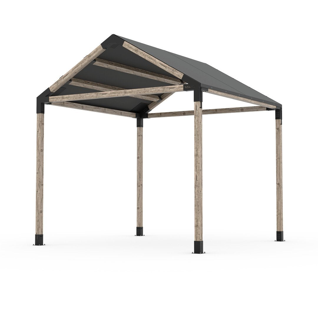 Grid 30 Single Pergola Kit with Water-Repellant Top _10x10_graphite