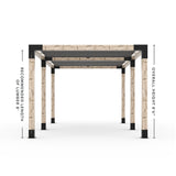 Toja Grid Double Pergola _10x20_graphite _10x20_crimson _10x20_denim _10x20_white