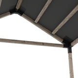 Grid 30 Single Pergola Kit with Water-Repellant Top _12x10_graphite