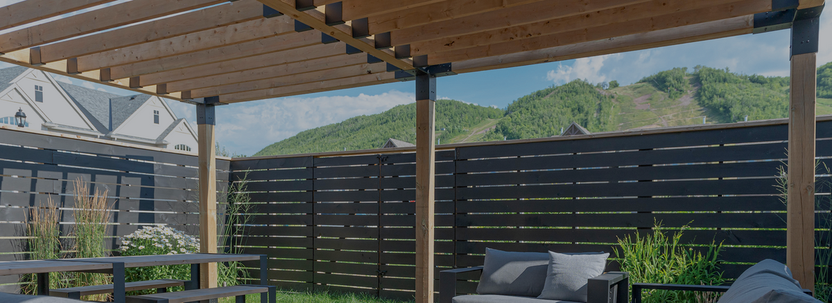 Modular Pergola Kits & Brackets | Toja Canada
