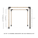 U Channel Privacy Wall Kit