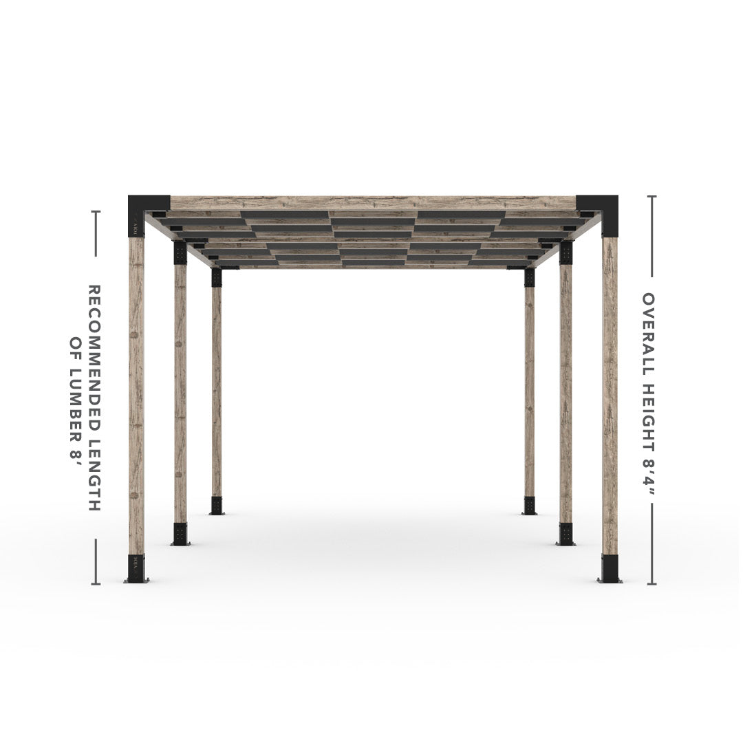 Double Pergola Kit with Wave Shades | Toja Grid – Toja Canada