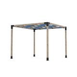 Toja Grid Double Pergola _10x10_denim