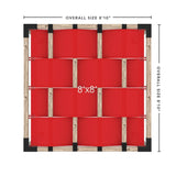 Toja Grid Double Pergola _8x8_crimson