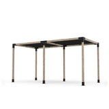 Double Pergola Kit with 2 Shade Sail