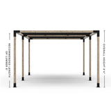 Double Pergola Kit with 2 Shade Sail