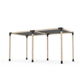 Double Pergola Kit with 2 Shade Sail