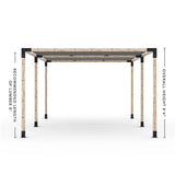 Double Pergola Kit with 2 Shade Sail