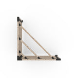 Kit Pergola triangulaire pour poteaux en bois