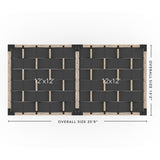 Toja Grid Double Pergola _12x24_graphite