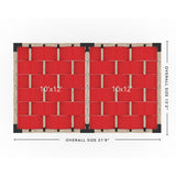 Toja Grid Double Pergola _12x20_crimson