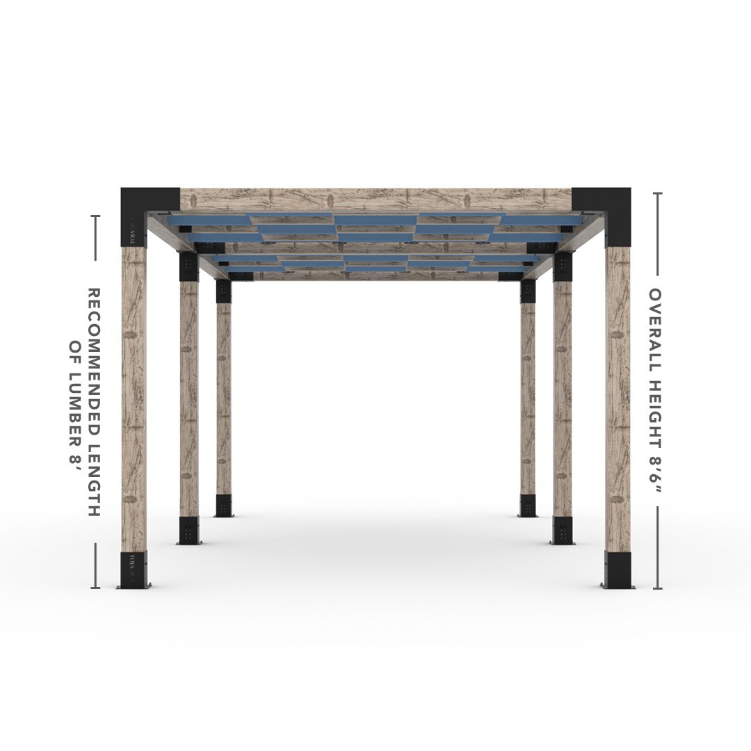 Toja Grid Double Pergola _10x20_denim