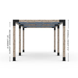 Toja Grid Double Pergola _10x24_denim