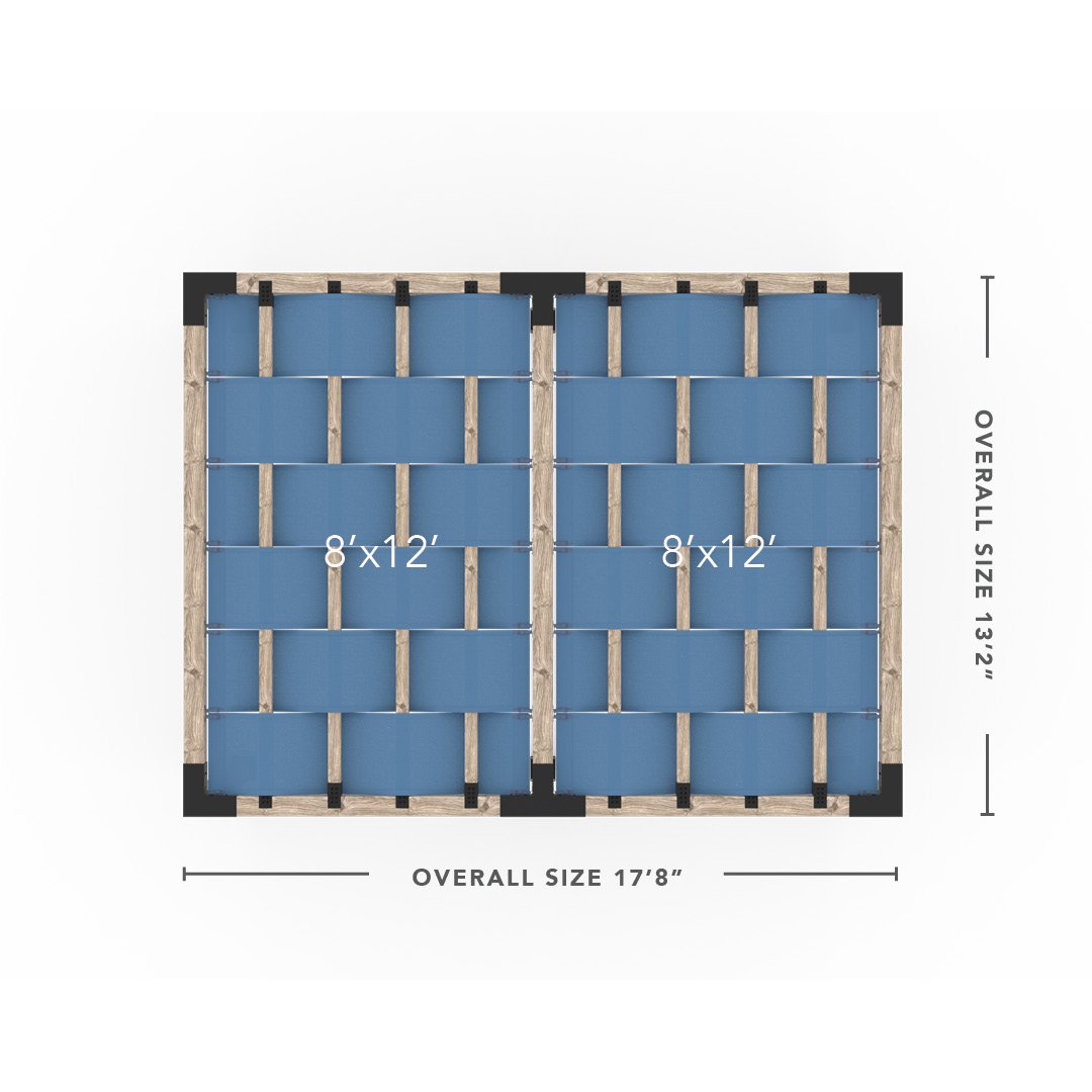 Toja Grid Double Pergola _12x16_denim