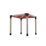 Toja Grid Double Pergola _8x8_crimson