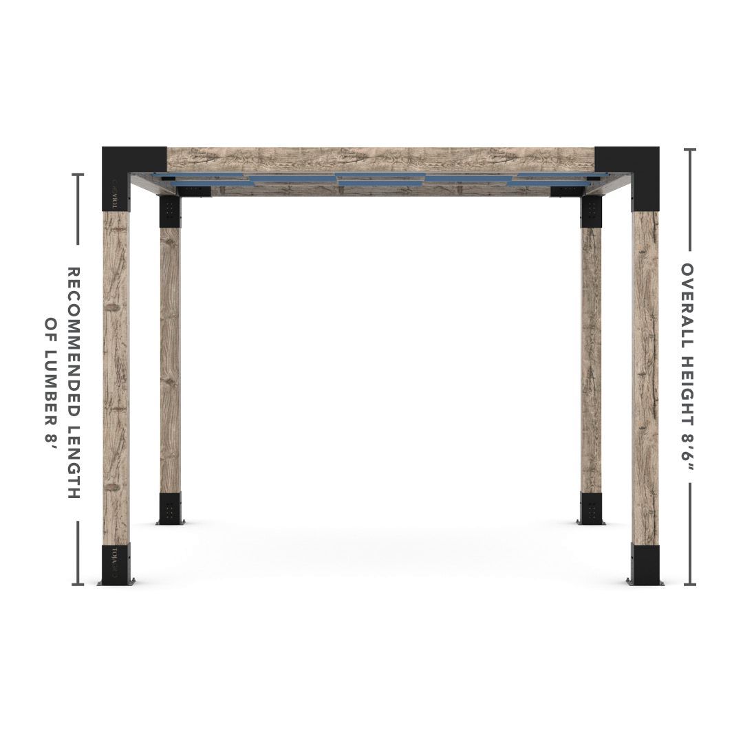 Toja Grid Double Pergola _10x10_denim