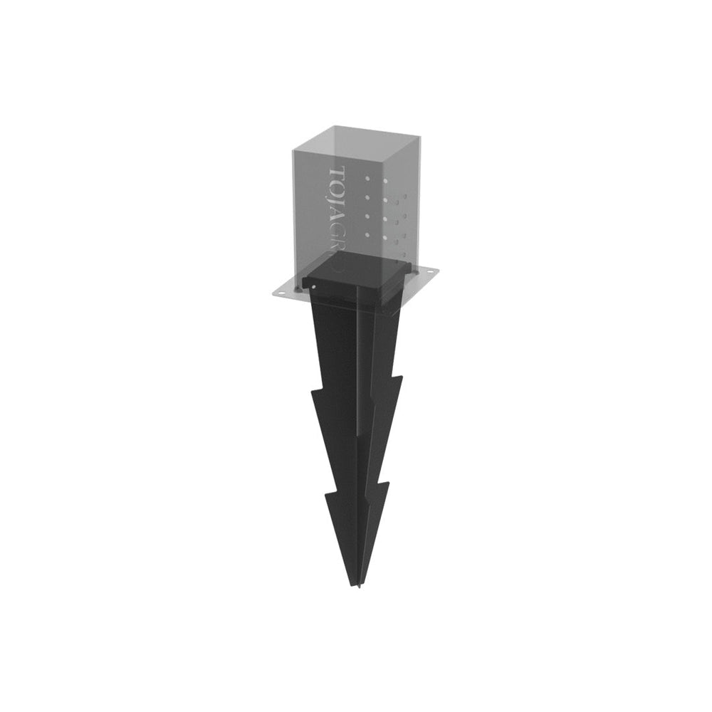 Toja Post Risers Post Base Ground Anchor | Toja Grid – Toja Canada