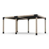 Double Pergola Kit with 2 Shade Sail