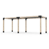 Double Pergola Kit with 2 Shade Sail